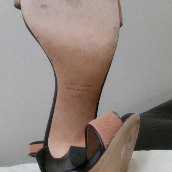 CLUB MONACO Casey Calf Hair suede Sandals, 40.5 - Picture 6 of 8